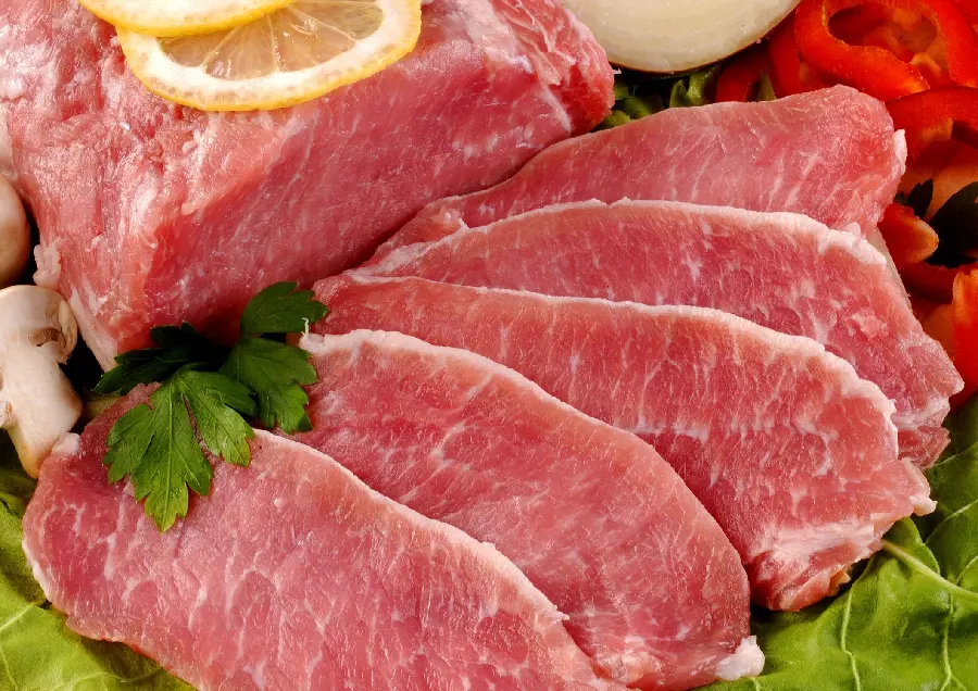 Image of red beef for sale on the network 8K Quality Social Media