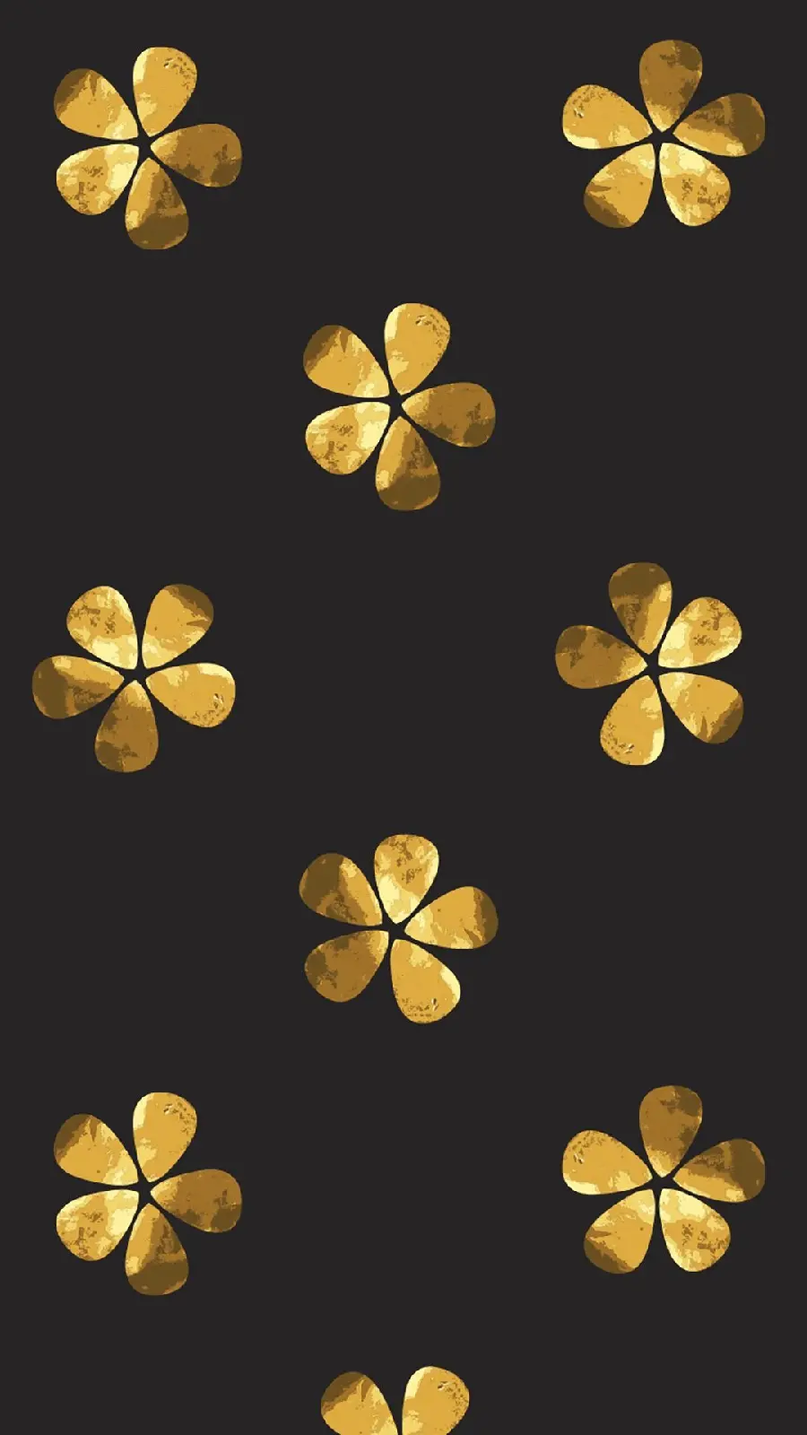 Download a fantasy poster carpeted with a five-petaled golden flower