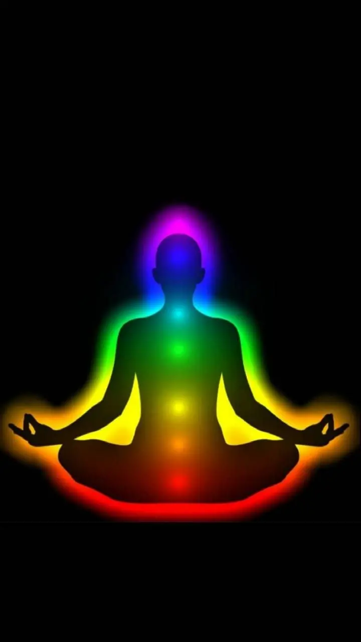 The most beautiful mobile background with the design of the seven colorful paths