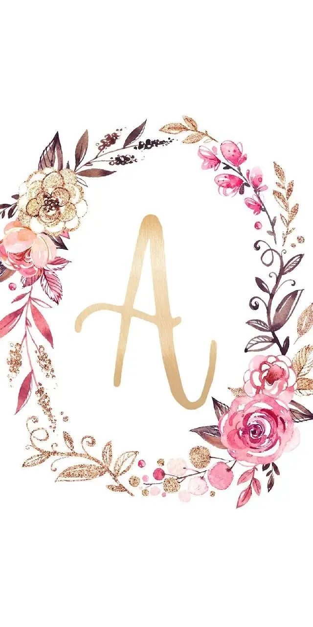 Beautiful cover for Instagram highlight with the English letter A