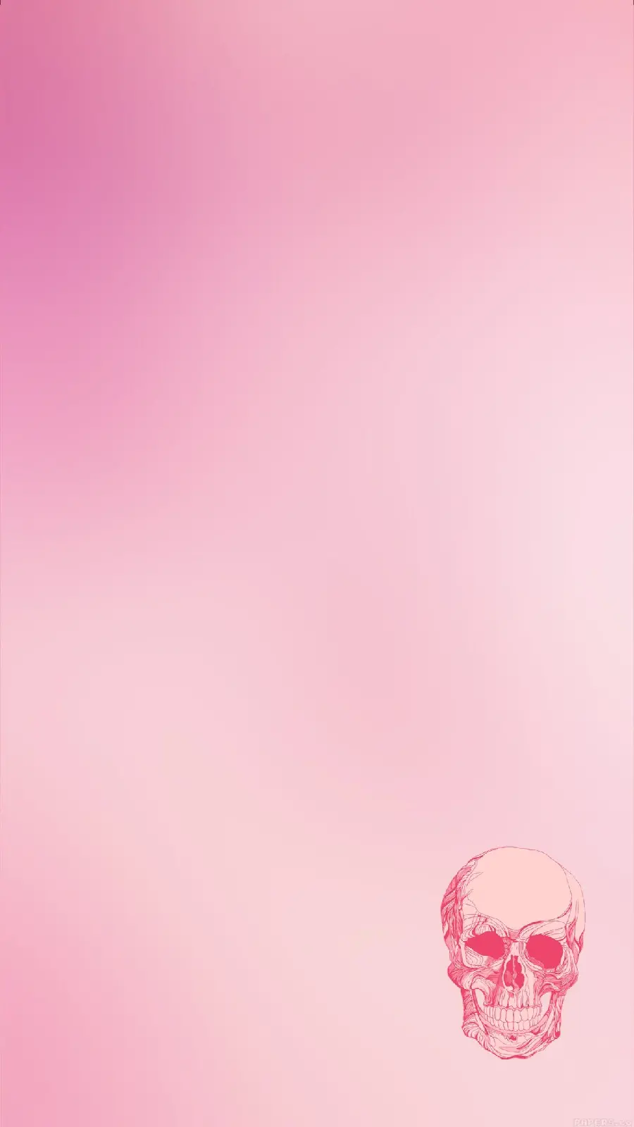 Raw Background with Pink Skull Design Suitable for Computer 2022