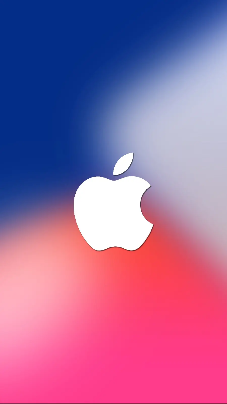 A wallpaper of the Apple logo for a mini laptop