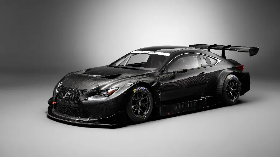 Download a unique poster of the Lexus RC F with fast torque and special tires and rims