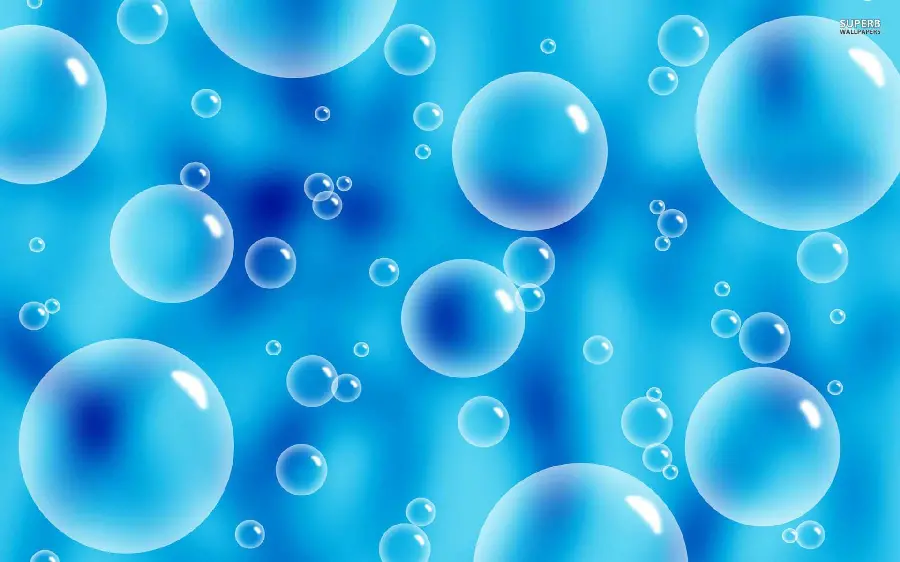 A spectacular background photo with a bubble design in excellent quality for the computer 