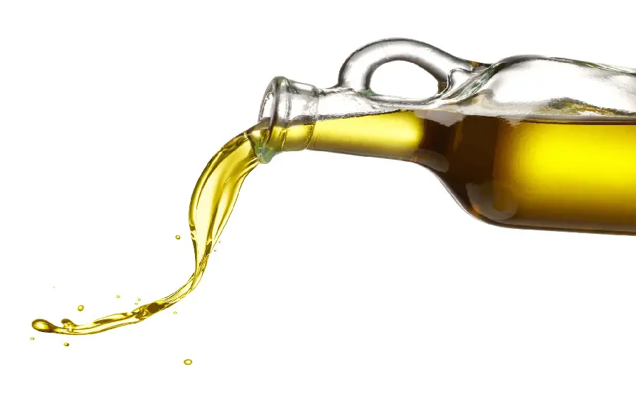 Interesting graphic photo of olive oil in 8k quality