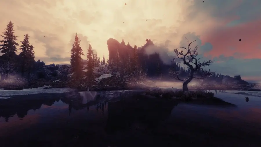Gaming wallpaper for computer Landscape in computer games