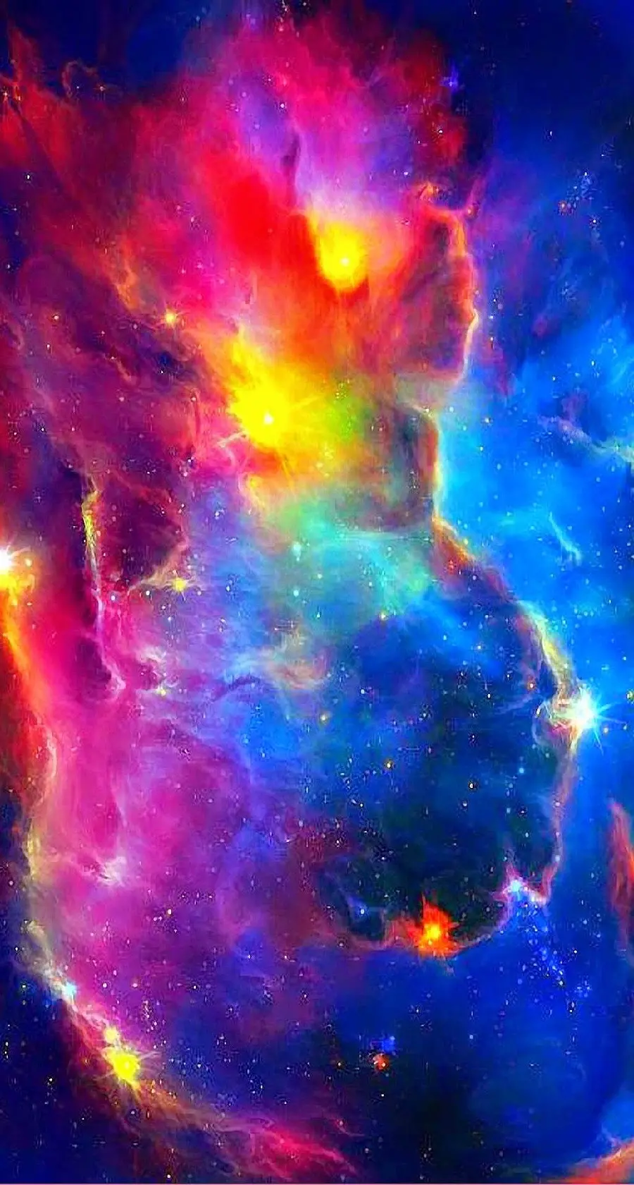 Multi-colored and amazing nebula, suitable for backgrounds