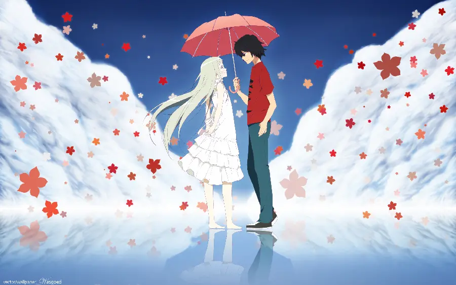 Download a magnificent and romantic graphic image in the cold season