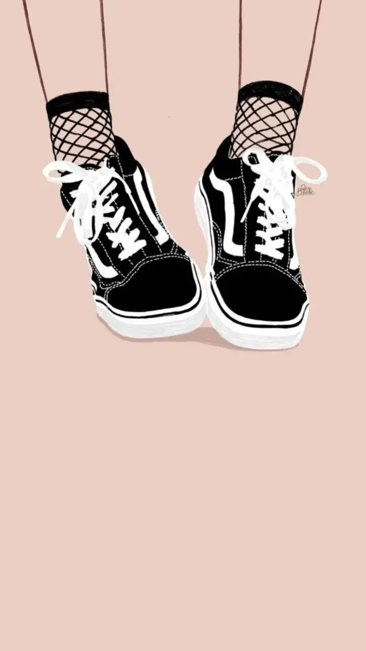 The latest graphic background of shoes with a cute pink background 