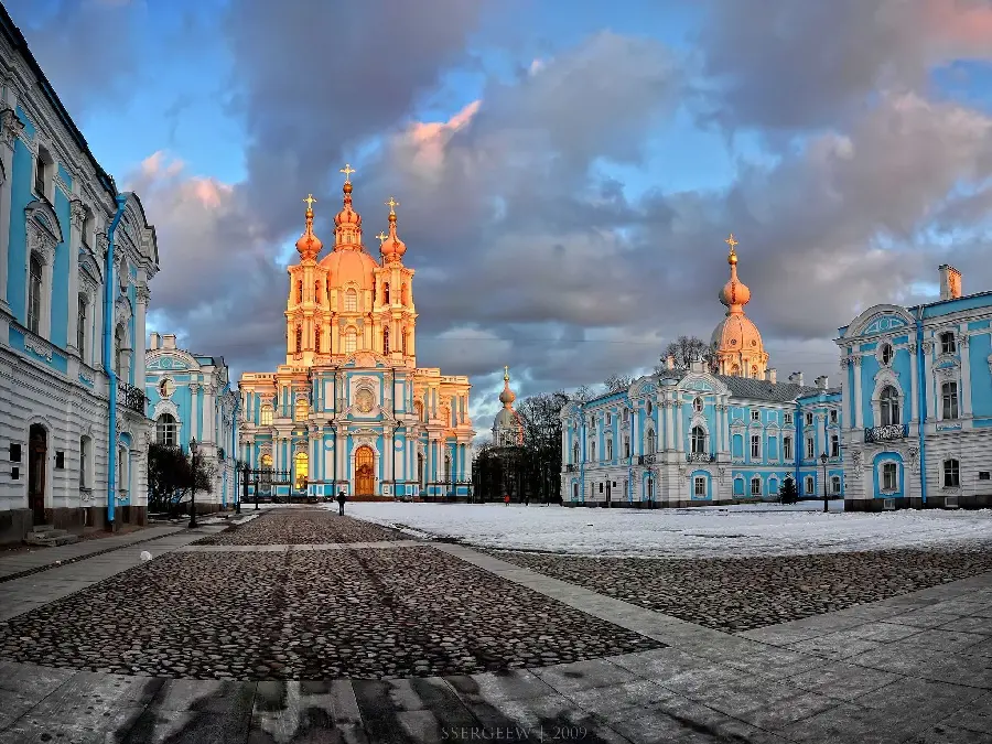 Holy vector of religious places in the city of St. Petersburg, Russia, in high quality, especially for mobile phones