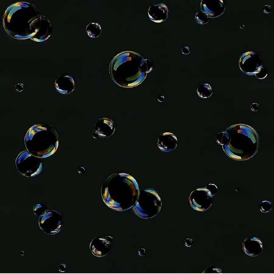 A pleasant and beautiful wallpaper with a design Bubbles in 4K quality