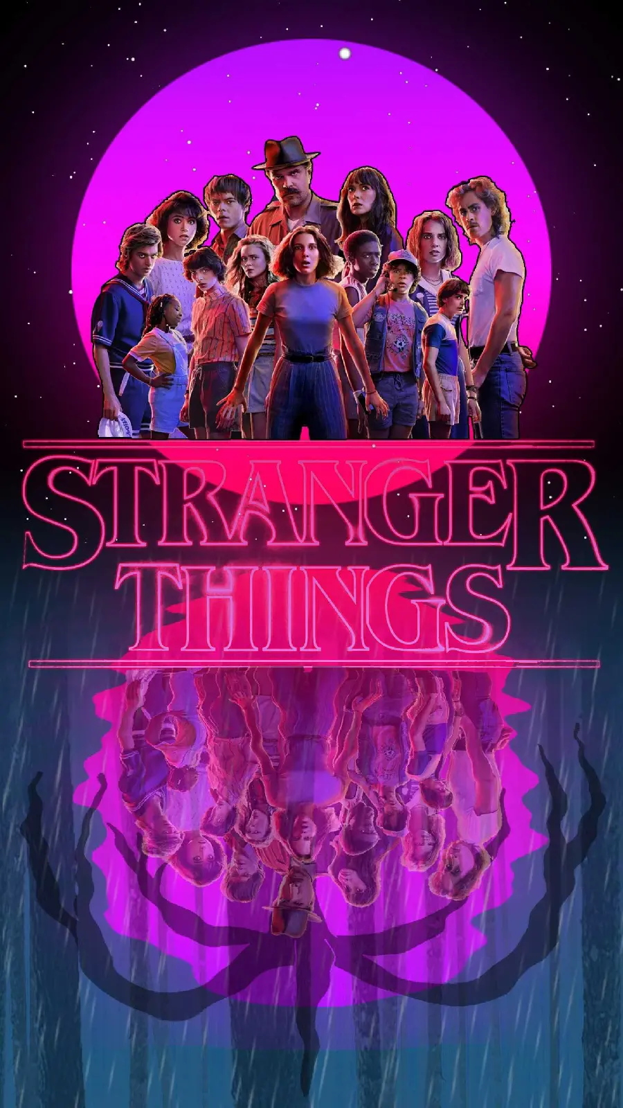 New and fourth season wallpaper and poster of the series Stranger Things