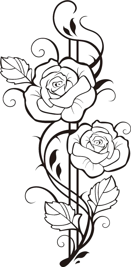 Download elegant and spectacular painting with black flower design in HD quality