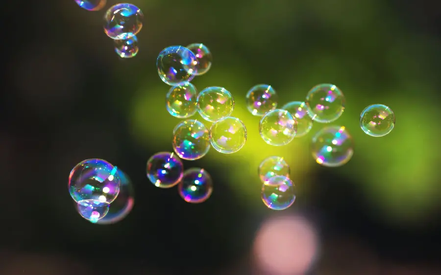 Cool profile photo of colored bubbles in Full HD quality