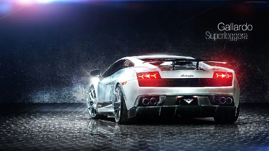 The coolest and fastest Lamborghini Gallardo in a very high quality frame