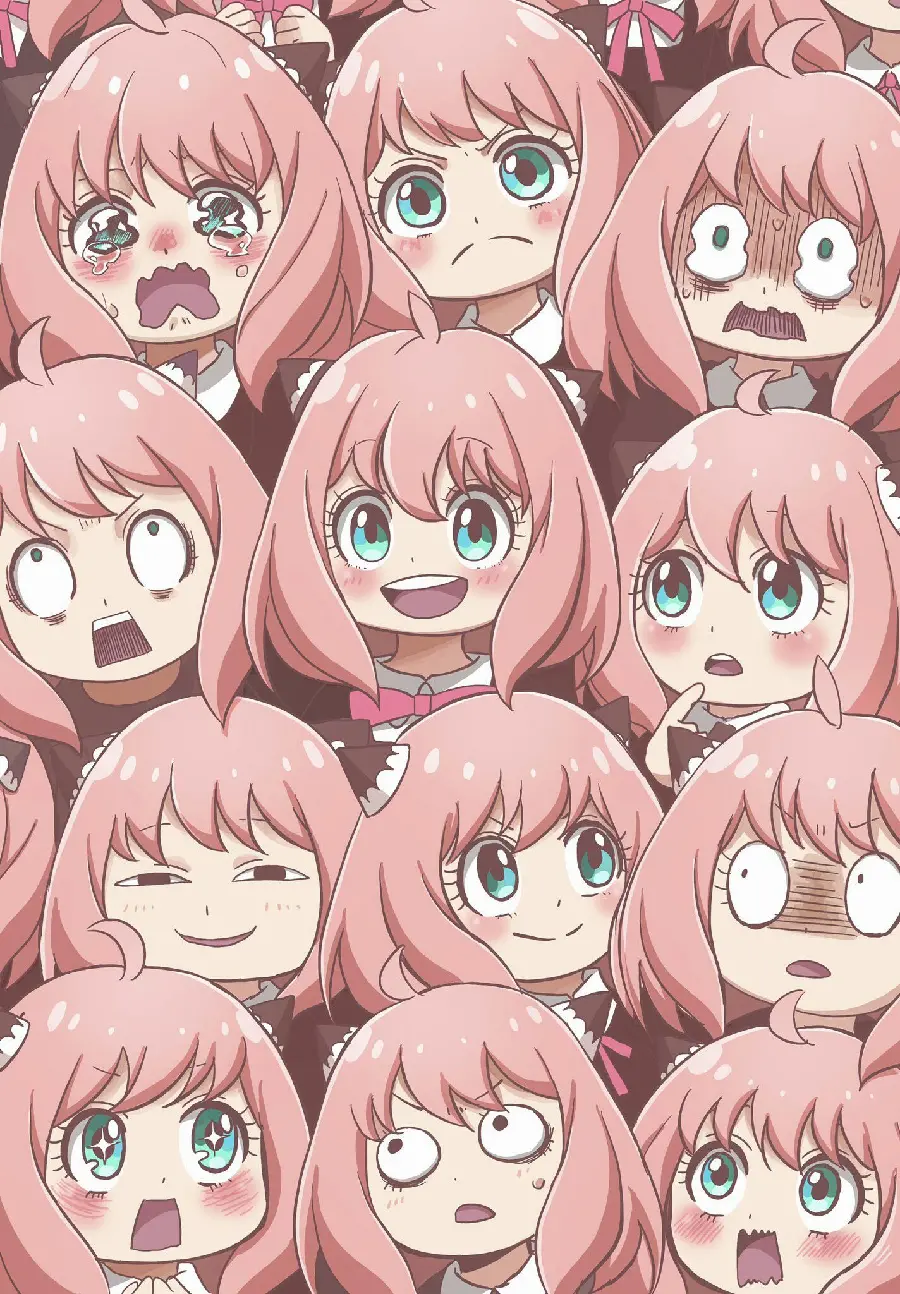 Download Wallpaper of the Character of Anya in the Spy Family X Anime 