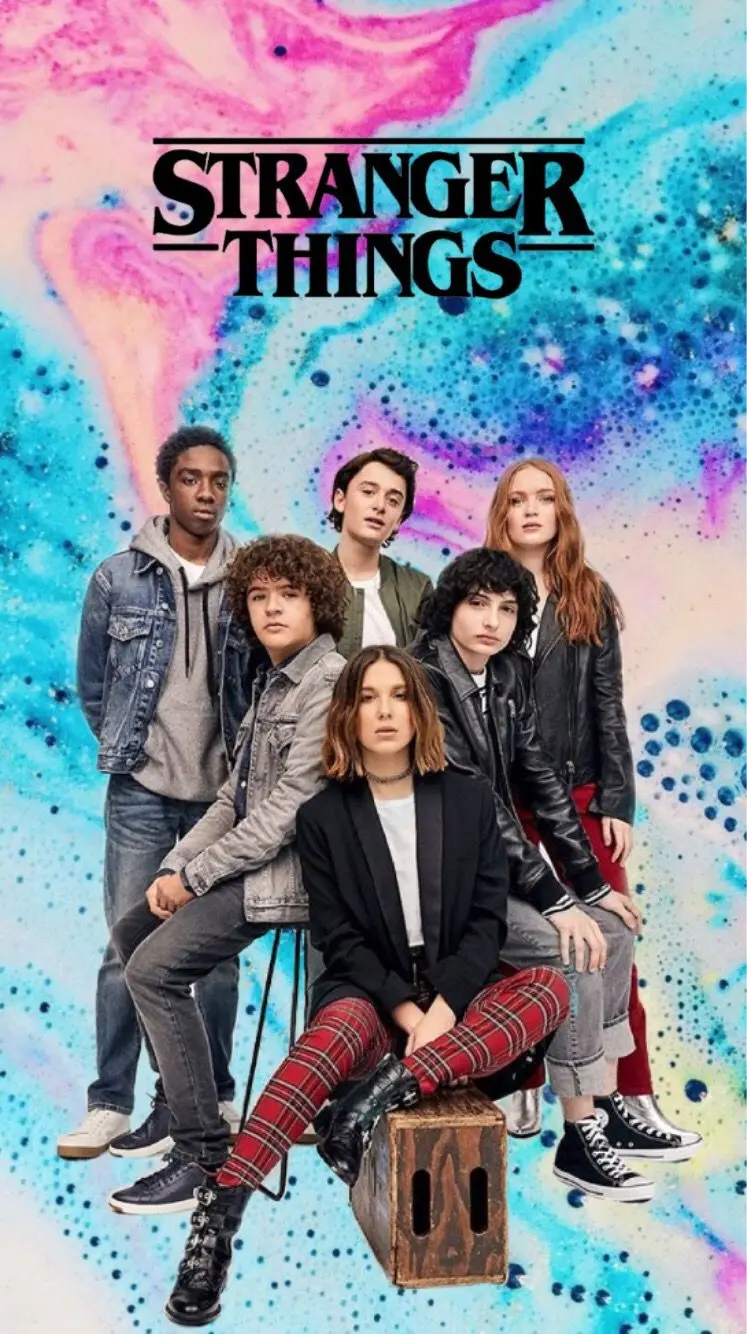 Wallpaper of the series Stranger Things things for iPhone 14