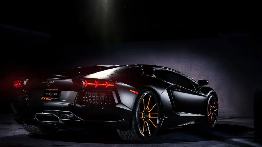 A thrilling and spectacular background with the design of the 2022 Lamborghini Veneno cherry.