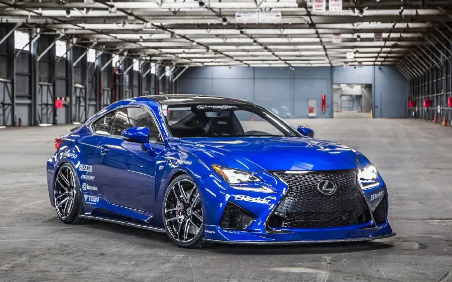The most famous image of the Lexus RC F racing in HD quality 
