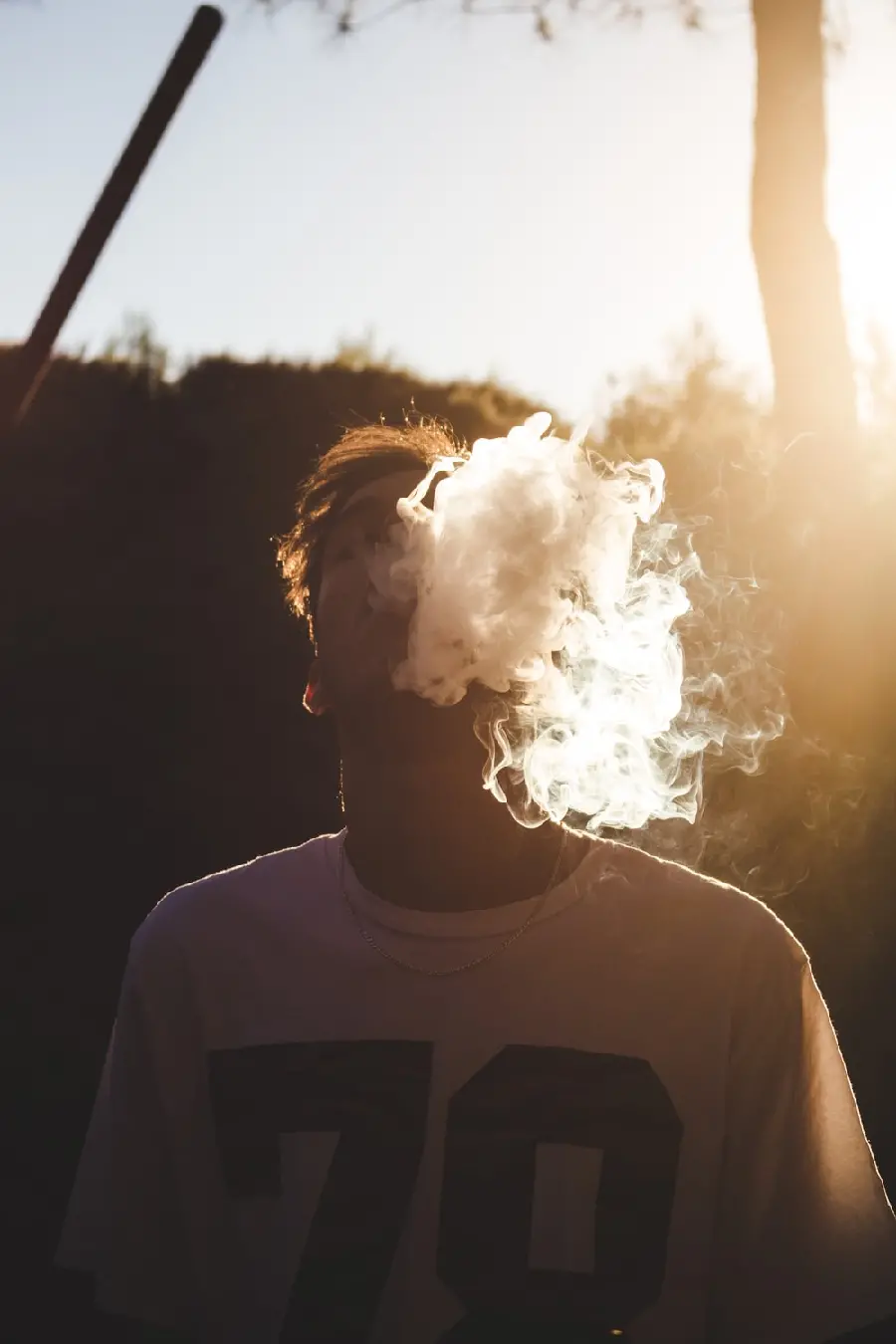 The highest quality smoking man image for Instagram 