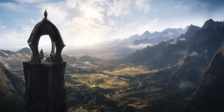 Masterpiece wallpaper from the land of the Lord of the Rings for desktop 