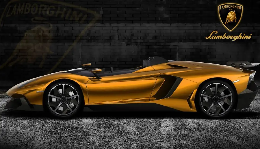New Gold Lamborghini Wallpaper 8K