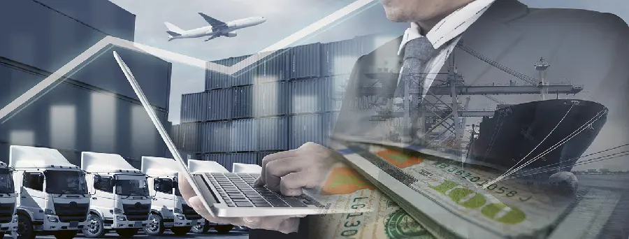 Smart image of supply chain management in HD quality