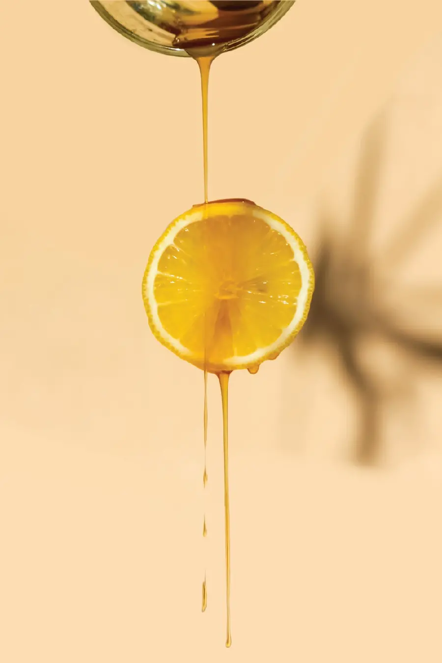 Interesting view of honey on fruit in Full HD quality