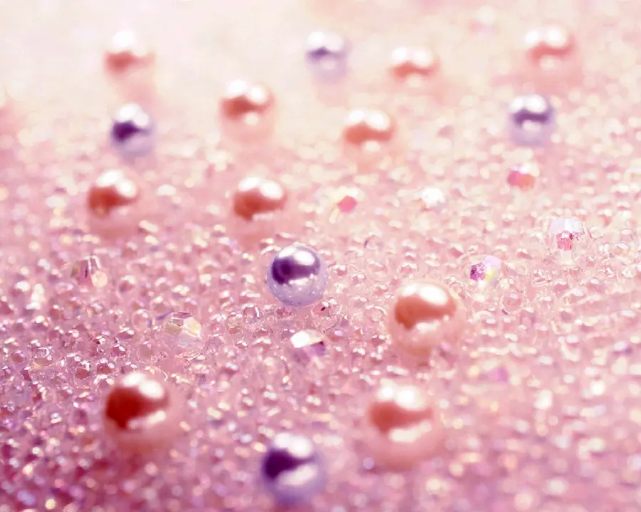 Wallpaper of purple and pink pearls