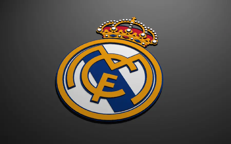 High quality photo of the royal Real Madrid logo suitable for mobile