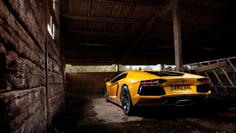 Yellow Lamborghini car image with stunning and popular design