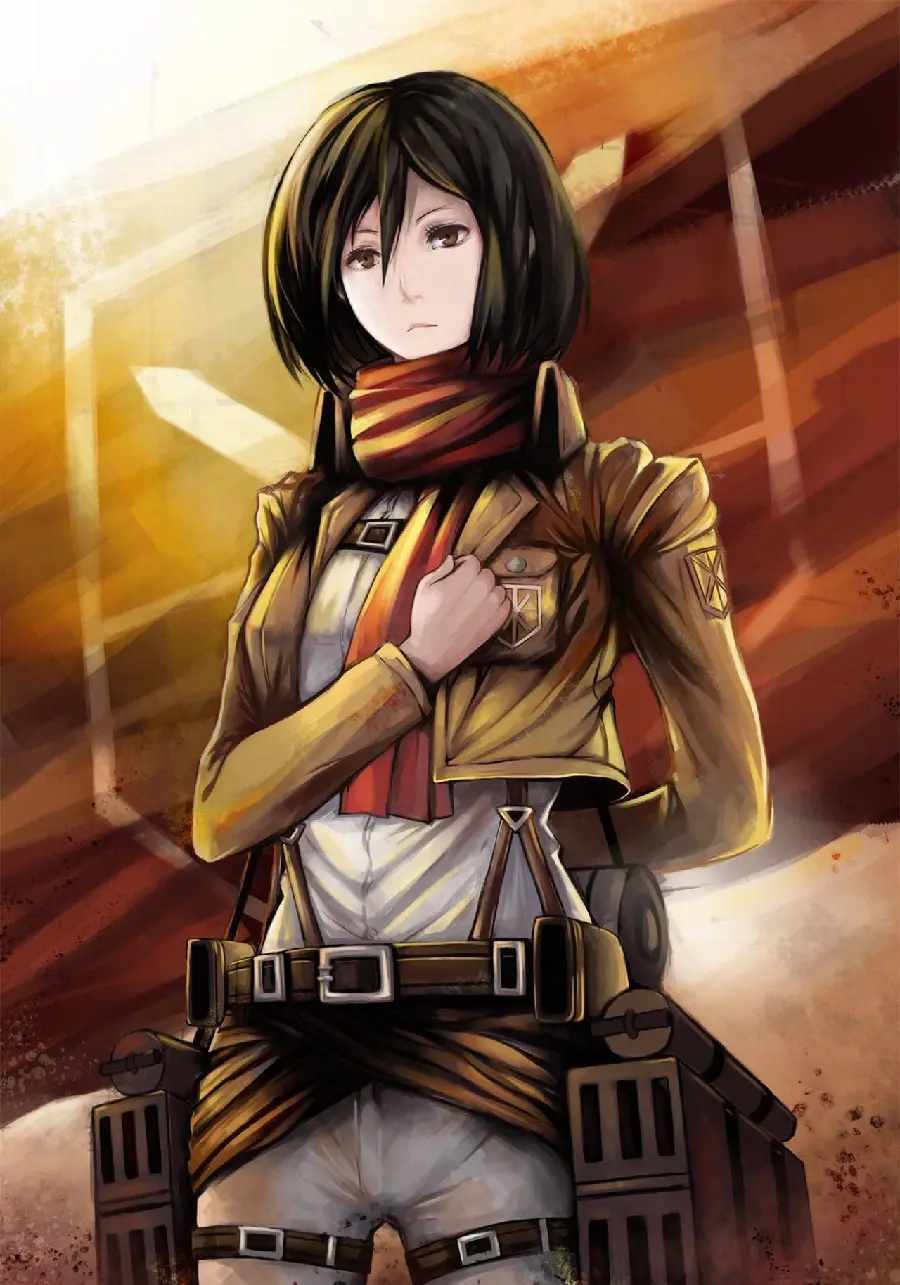 Attractive and high-quality photo of the beautiful and powerful Mikasa Ackerman for Instagram 