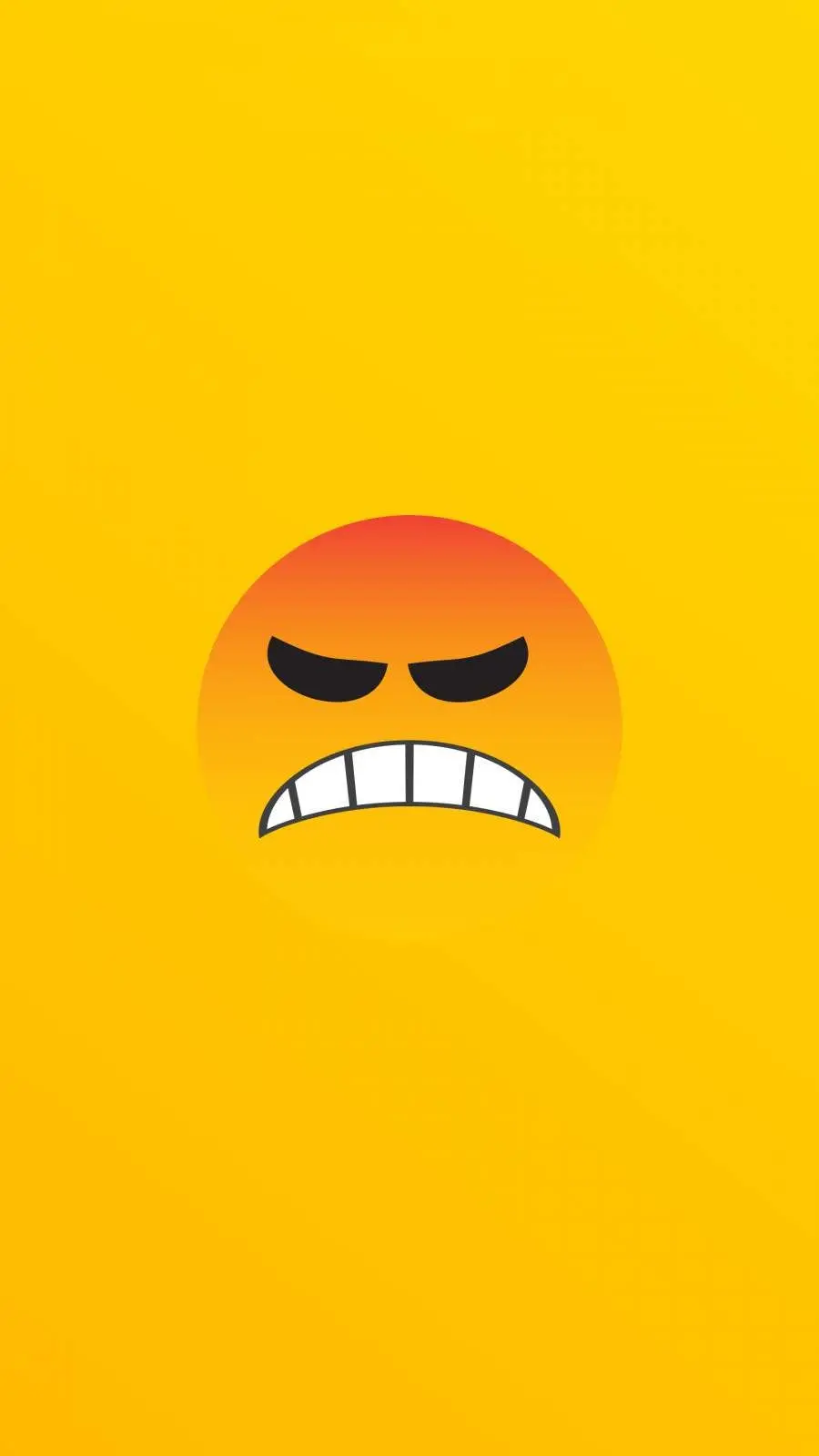 Free download of yellow angry emoji wallpaper for Samsung 