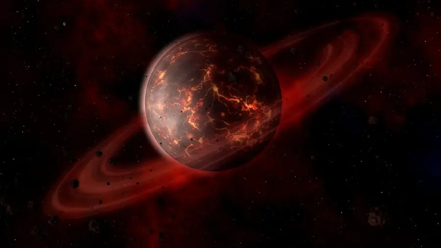 Unique Saturn background for Windows 11