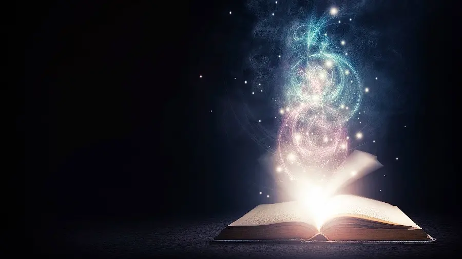 Best Profile Picture of Dazzling Light in the Heart of an Old Book