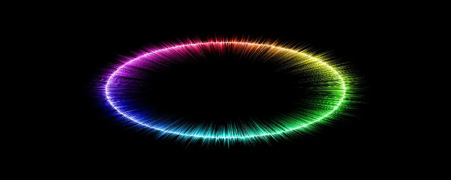 The most popular rainbow round equalizer for Instagram posts