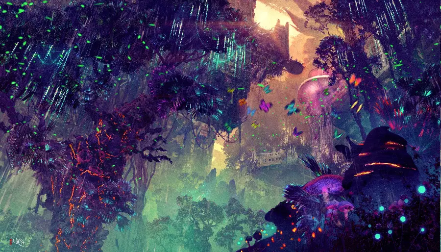 A graphic masterpiece image of the game scene for the gamers' desktop