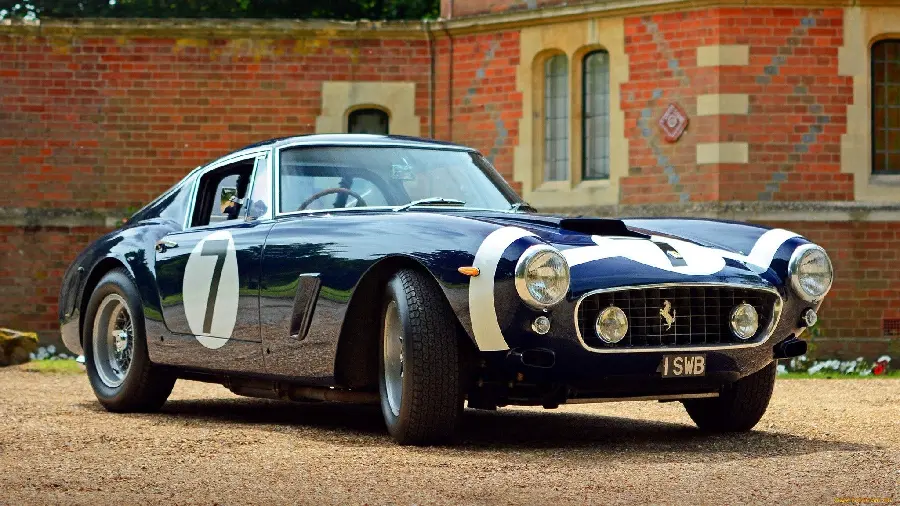 Most viewed wallpaper of Ferrari SermOld and classic car next to the house in HD quality