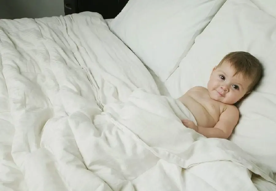 4K high quality background of a beautiful and little baby