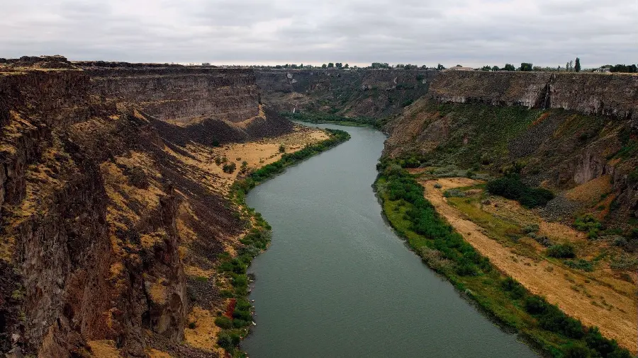 Great aerial view of the Nile River suitable for Instagram post HD 