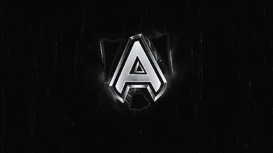 A dreamy and creepy background of the English letter A with black space for laptops and computers 