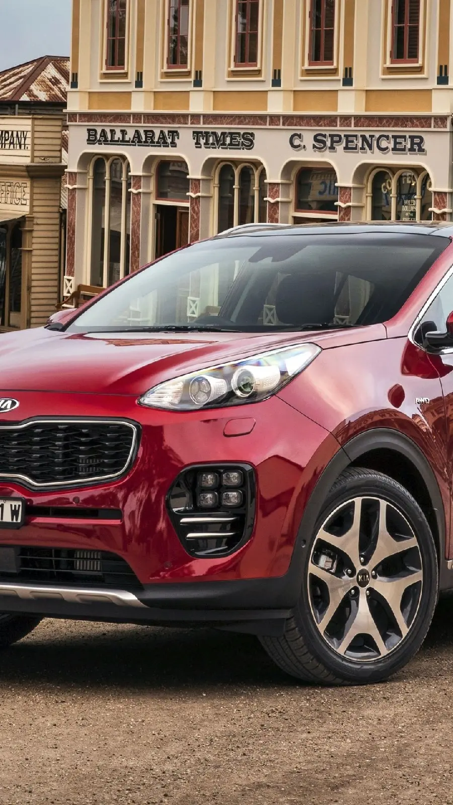 Popular Red Kia Sportage Wallpaper for iPhone and Android 