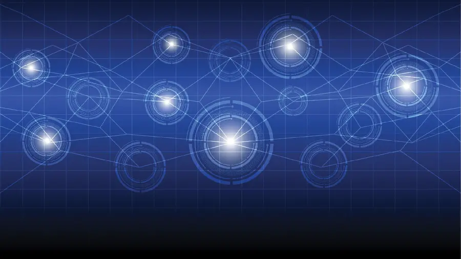 Download Supply Chain Photo with Cool and Bright Blue Theme