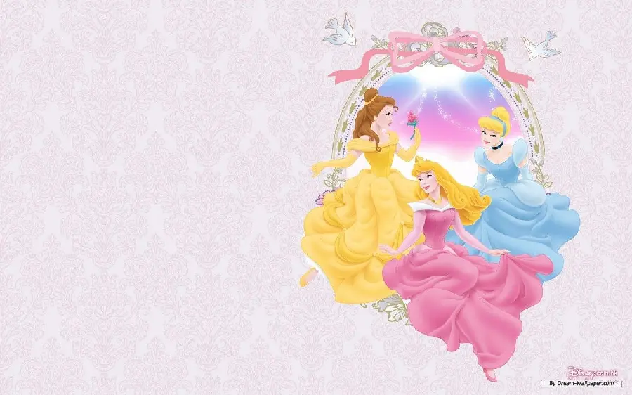 Beautiful raw photo of Disney princesses for postcards