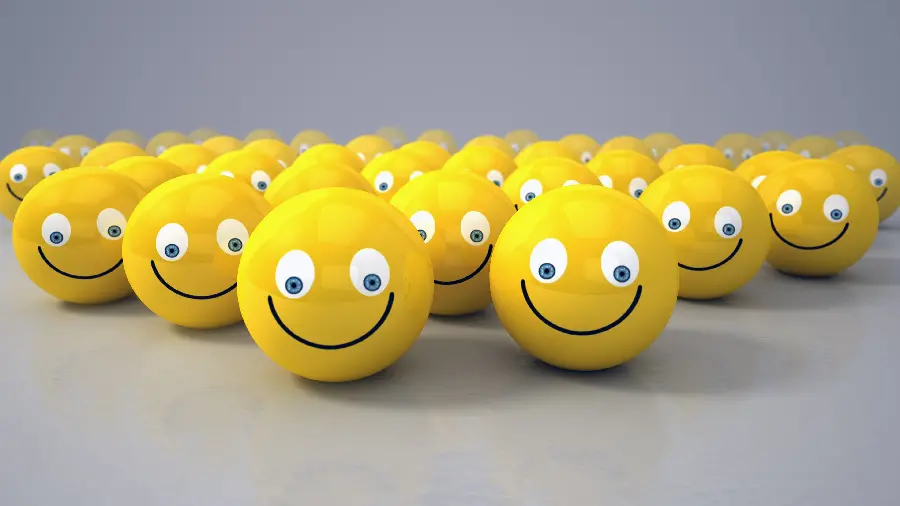 Download background image of regular smiling blue eyes emoji