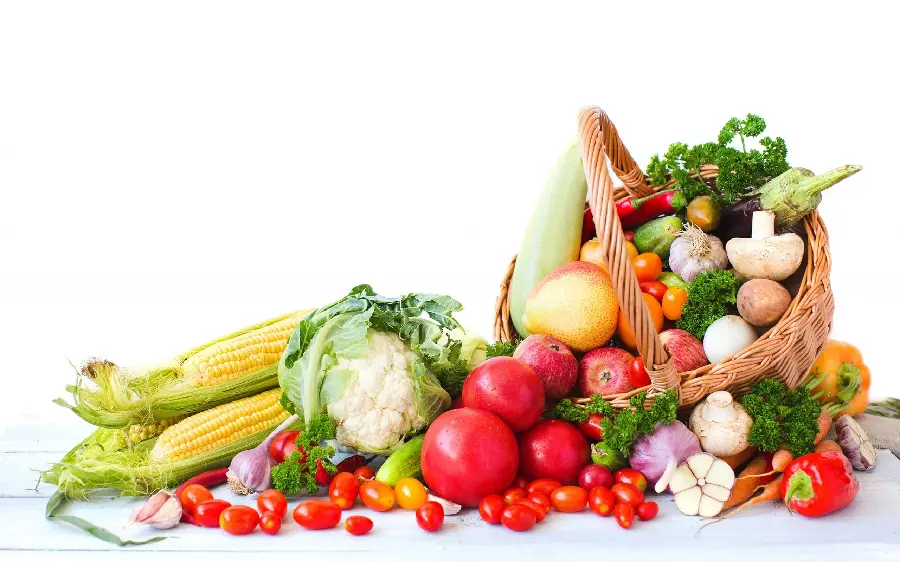 New health background with beautiful fruit combination in 8k quality