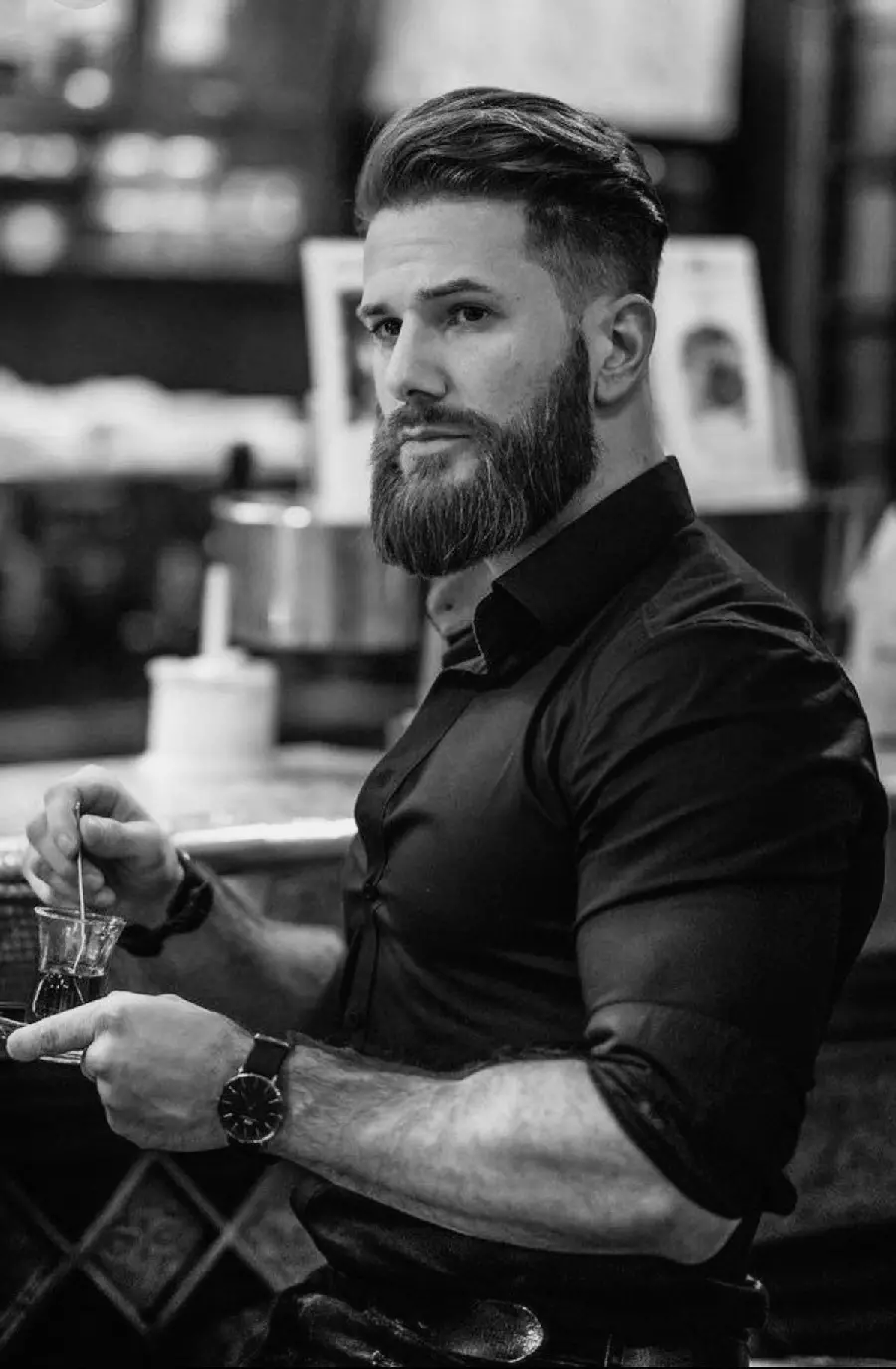 Download special boyish beard model image 2022
