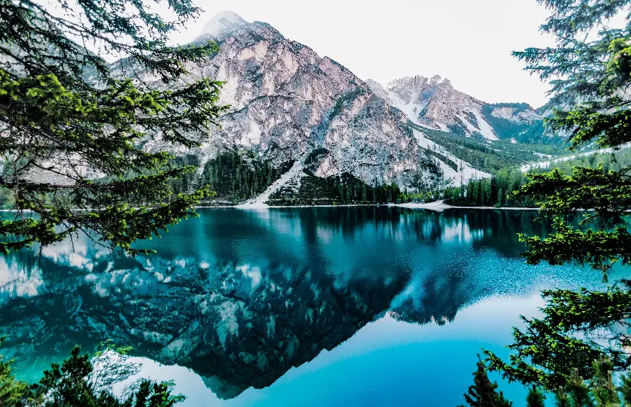Spectacular Profile Photo of Winter Mountain Nature for Telegram 
