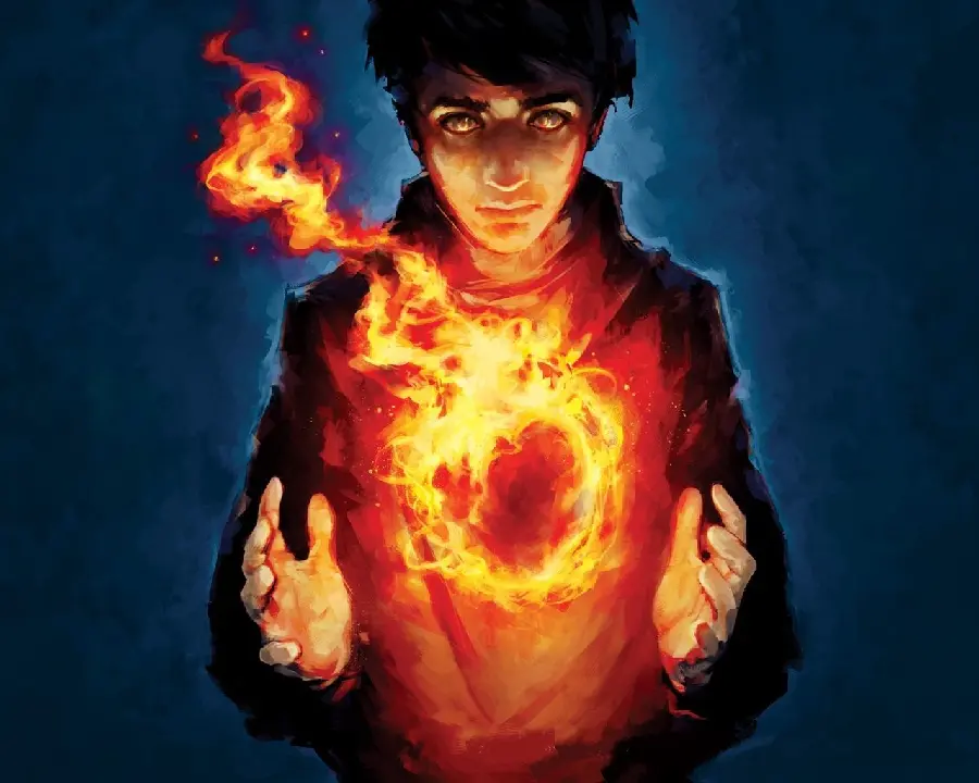 Special HD Profile Photo With Magic Fire Power Boy