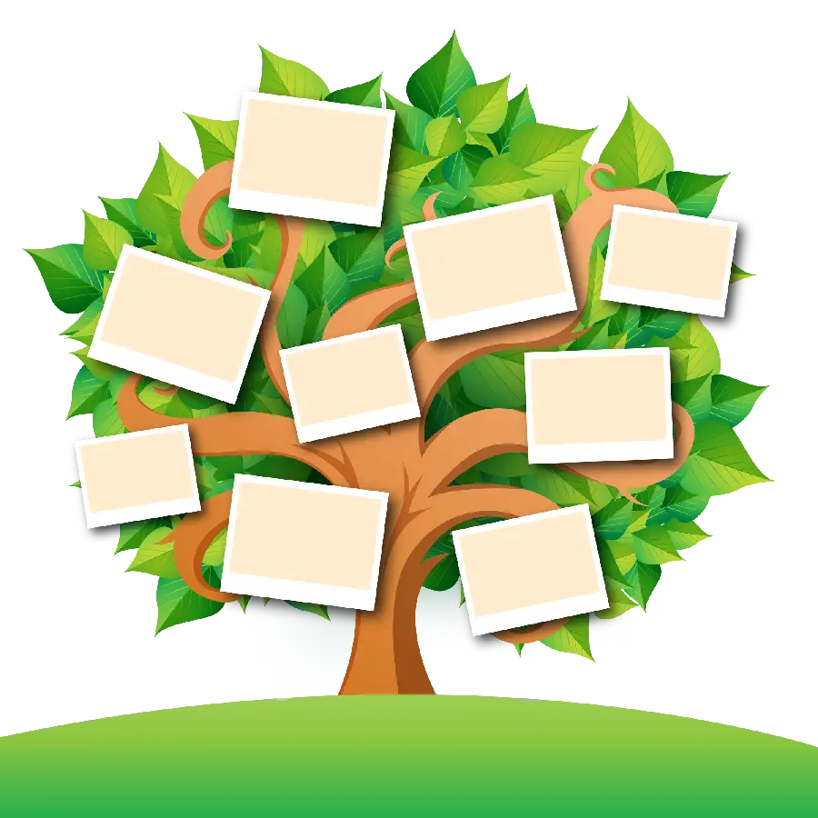 Fantasy Tree Photo with Space for Writing the Names of the 1401 Group Members
